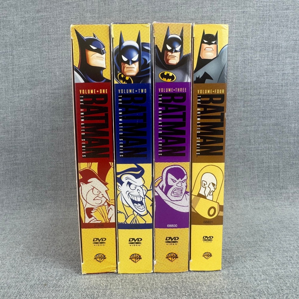 Batman The Animated Series Volumes 1 2 3 4 DVD 16 Disc Complete Set Tested